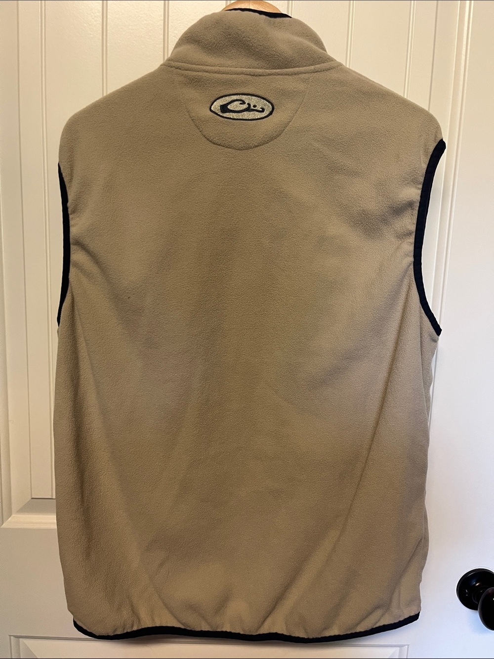 Drake Fleece Vest with Navy Trim